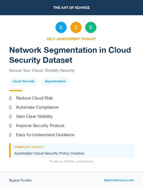 Network Segmentation in Cloud Security Dataset
