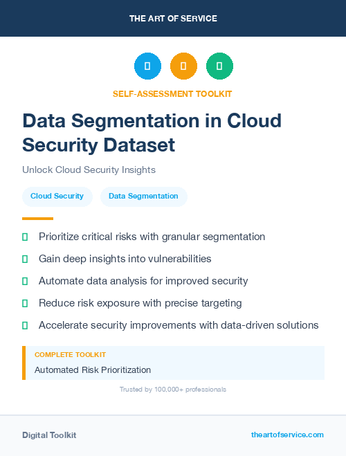 Data Segmentation in Cloud Security Dataset