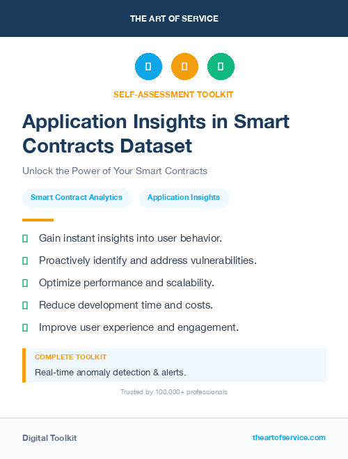 Application Insights in Smart Contracts Dataset