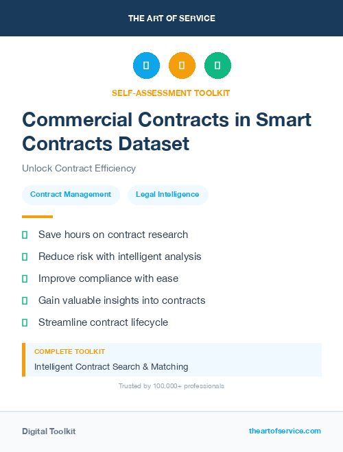 Commercial Contracts in Smart Contracts Dataset
