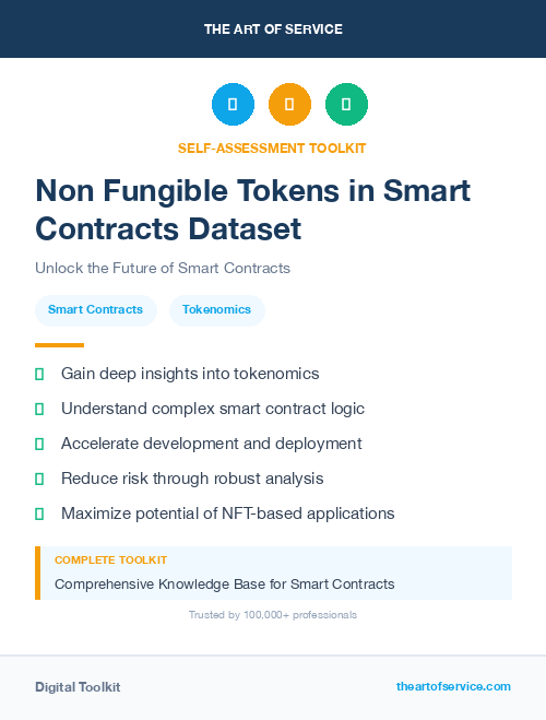 Non Fungible Tokens in Smart Contracts Dataset