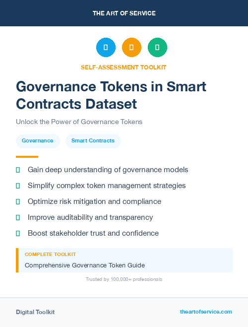 Governance Tokens in Smart Contracts Dataset