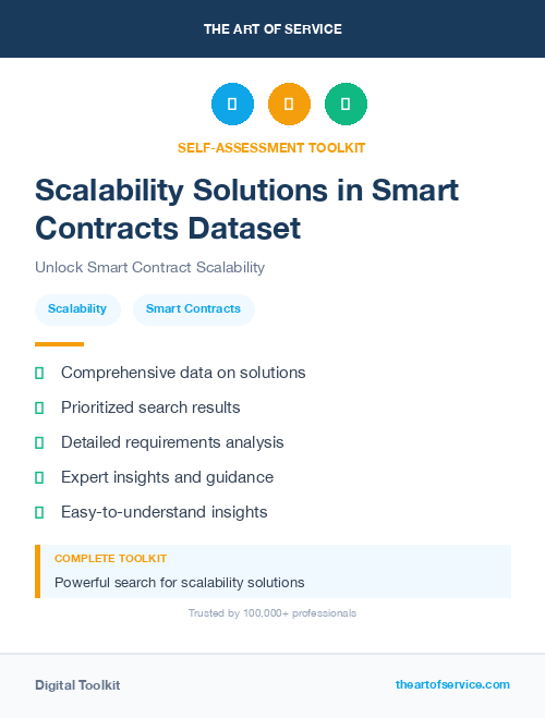 Scalability Solutions in Smart Contracts Dataset