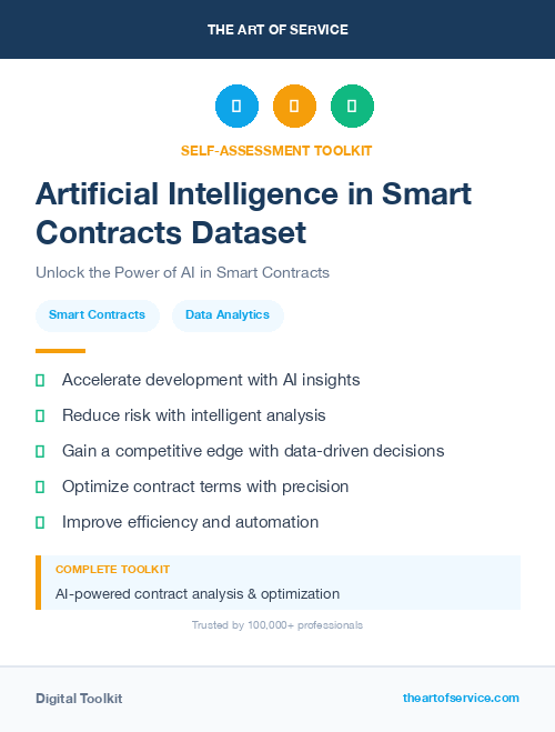 Artificial Intelligence in Smart Contracts Dataset