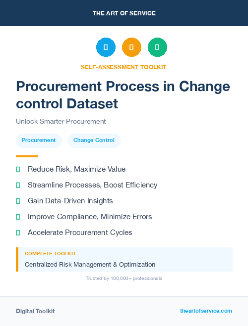 Procurement Process in Change control Dataset