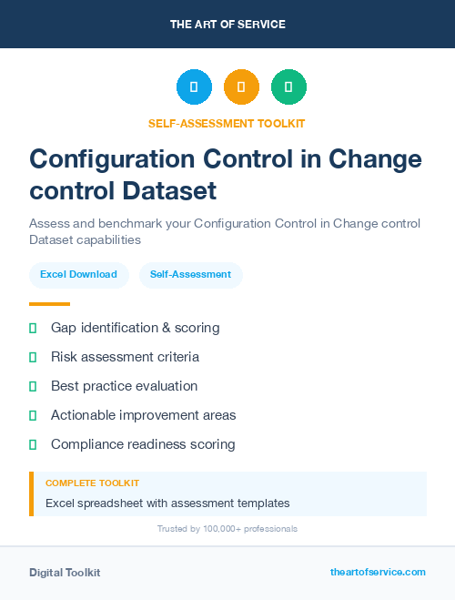 Configuration Control in Change control Dataset