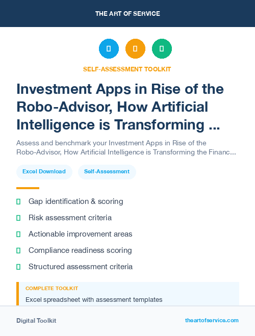Investment Apps in Rise of the Robo-Advisor, How Artificial Intelligence is Transforming the Financial Industry Dataset