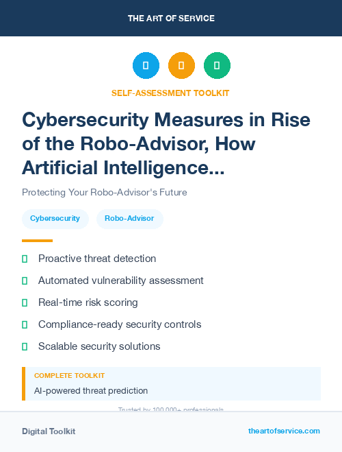 Cybersecurity Measures in Rise of the Robo-Advisor, How Artificial Intelligence is Transforming the Financial Industry Dataset