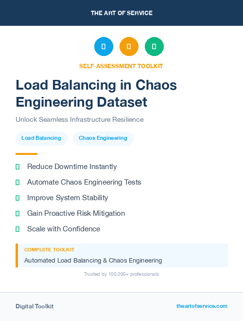 Load Balancing in Chaos Engineering Dataset