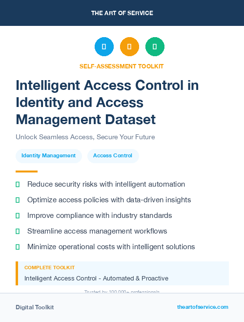 Intelligent Access Control in Identity and Access Management Dataset