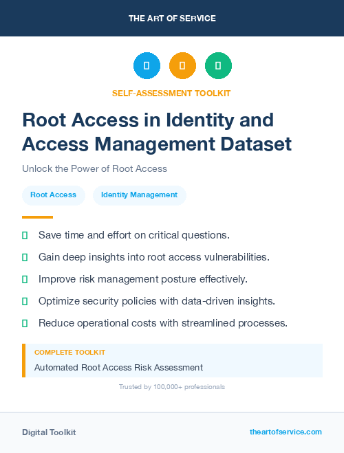 Root Access in Identity and Access Management Dataset