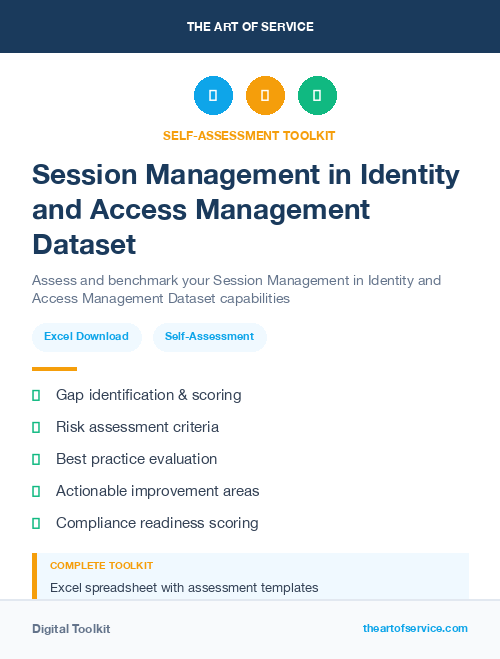 Session Management in Identity and Access Management Dataset