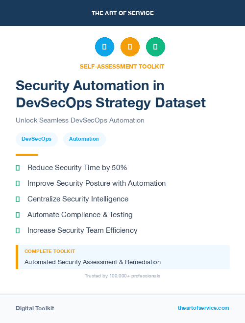 Security Automation in DevSecOps Strategy Dataset