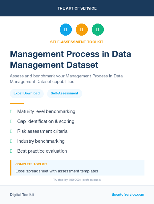 Management Process in Data Management Dataset