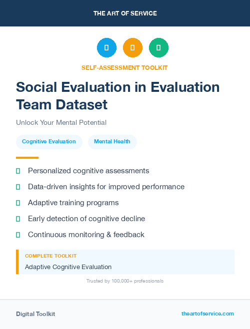Social Evaluation in Evaluation Team Dataset