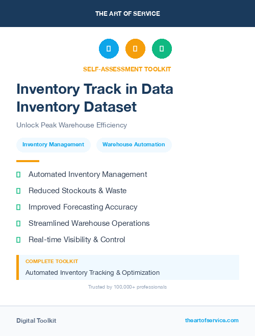 Inventory Track in Data Inventory Dataset