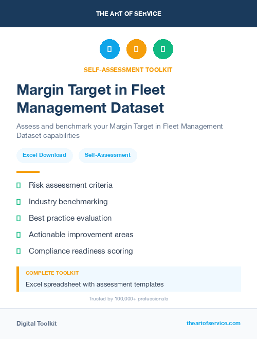 Margin Target in Fleet Management Dataset