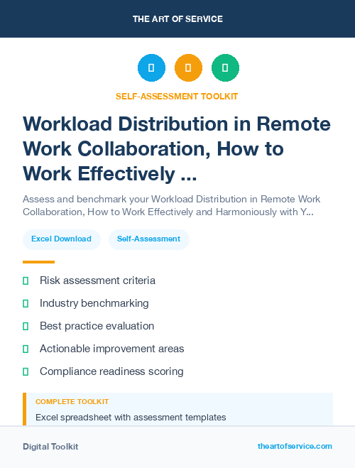 Workload Distribution in Remote Work Collaboration, How to Work Effectively and Harmoniously with Your Remote Team Dataset