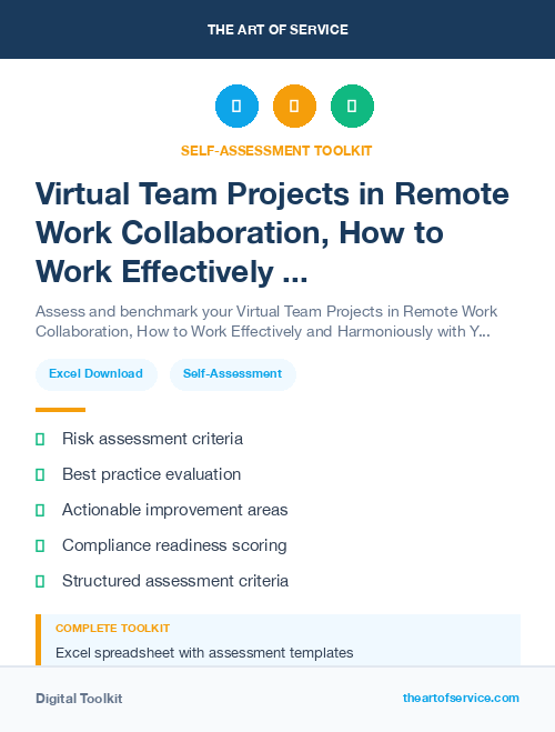 Virtual Team Projects in Remote Work Collaboration, How to Work Effectively and Harmoniously with Your Remote Team Dataset