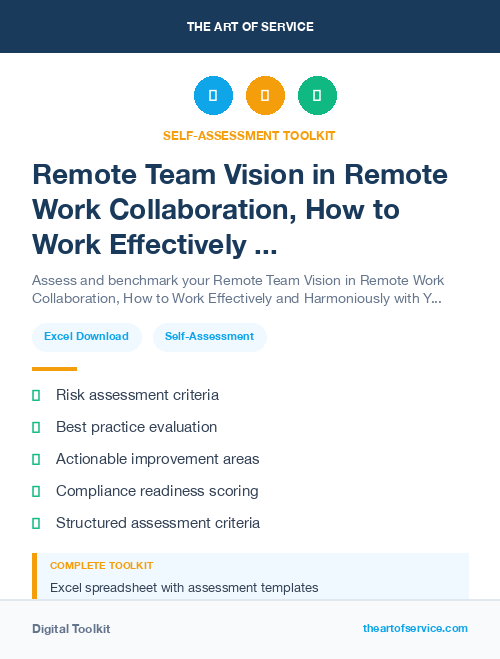 Remote Team Vision in Remote Work Collaboration, How to Work Effectively and Harmoniously with Your Remote Team Dataset