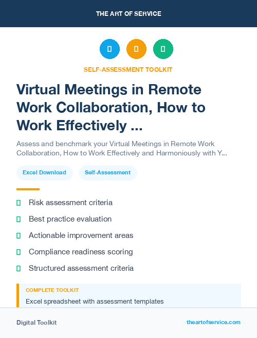 Virtual Meetings in Remote Work Collaboration, How to Work Effectively and Harmoniously with Your Remote Team Dataset