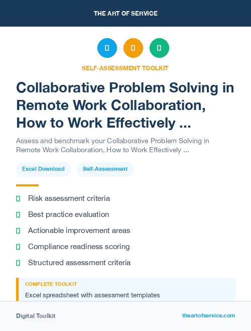 Collaborative Problem Solving in Remote Work Collaboration, How to Work Effectively and Harmoniously with Your Remote Team Dataset
