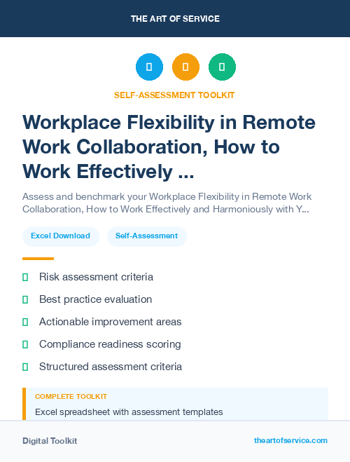 Workplace Flexibility in Remote Work Collaboration, How to Work Effectively and Harmoniously with Your Remote Team Dataset