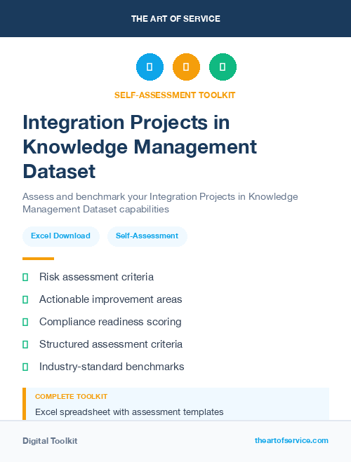 Integration Projects in Knowledge Management Dataset