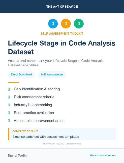 Lifecycle Stage in Code Analysis Dataset
