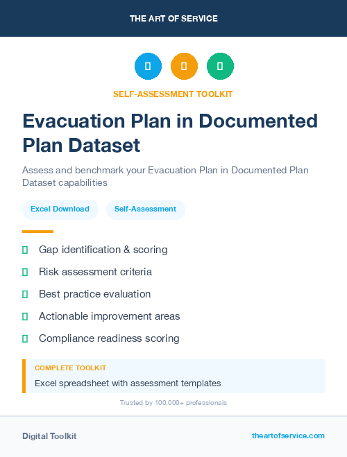 Evacuation Plan in Documented Plan Dataset