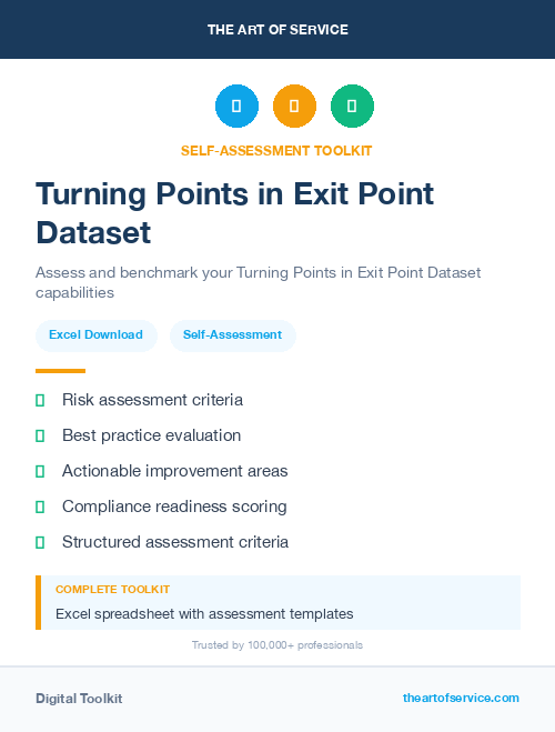 Turning Points in Exit Point Dataset