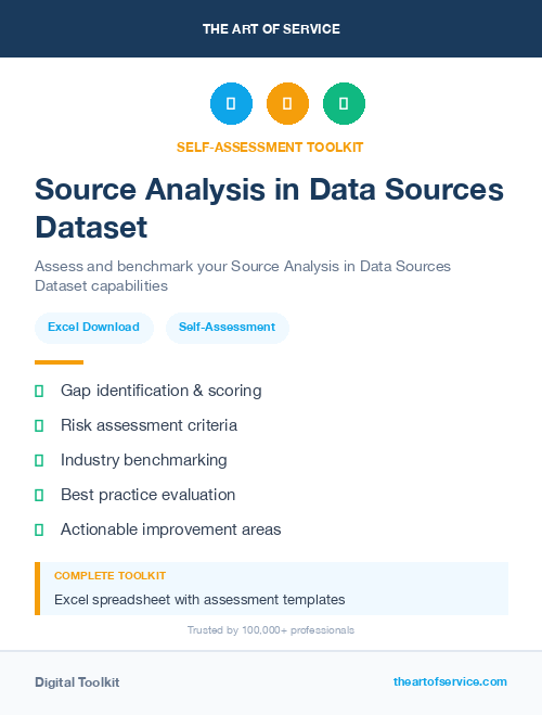 Source Analysis in Data Sources Dataset