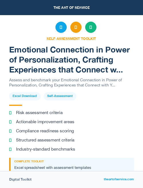 Emotional Connection in Power of Personalization, Crafting Experiences that Connect with Your Customers Dataset