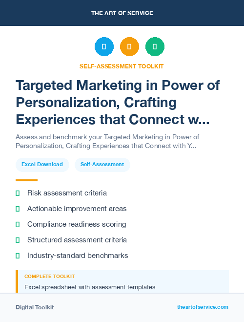 Targeted Marketing in Power of Personalization, Crafting Experiences that Connect with Your Customers Dataset