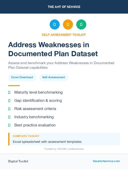 Address Weaknesses in Documented Plan Dataset