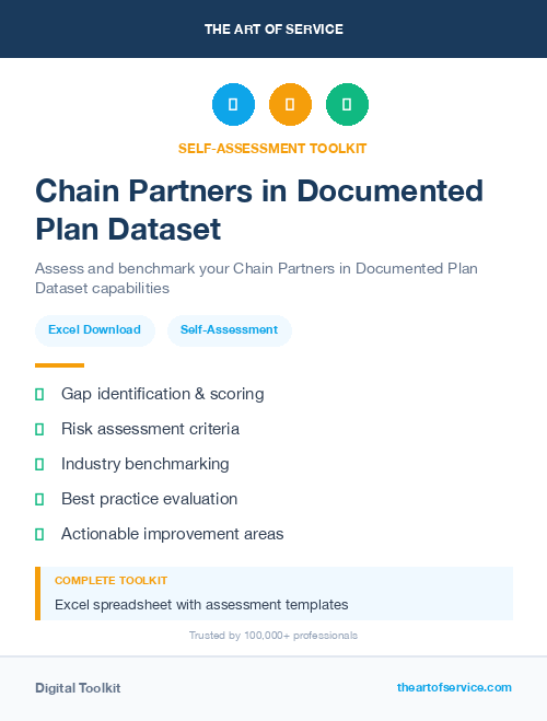 Chain Partners in Documented Plan Dataset