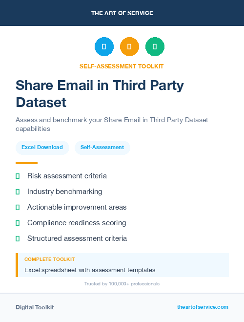 Share Email in Third Party Dataset