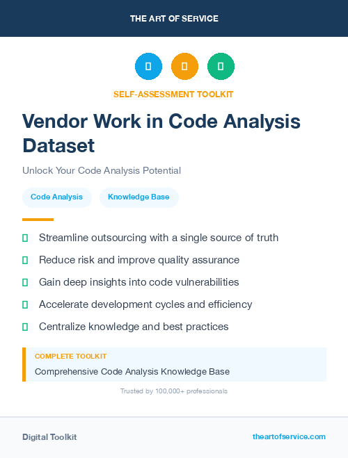 Vendor Work in Code Analysis Dataset