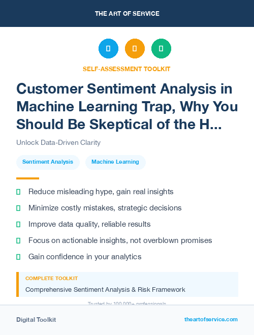 Customer Sentiment Analysis in Machine Learning Trap, Why You Should Be Skeptical of the Hype and How to Avoid the Pitfalls of Data-Driven Decision Making Dataset