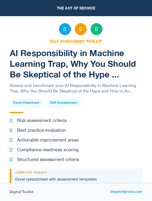 AI Responsibility in Machine Learning Trap, Why You Should Be Skeptical of the Hype and How to Avoid the Pitfalls of Data-Driven Decision Making Dataset