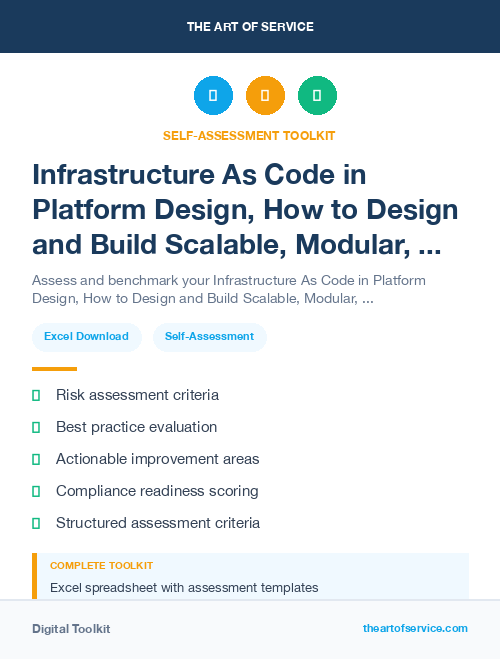 Infrastructure As Code in Platform Design, How to Design and Build Scalable, Modular, and User-Centric Platforms Dataset