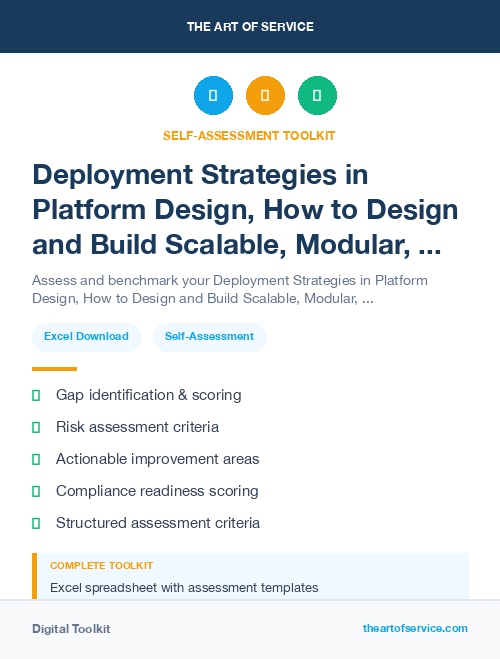 Deployment Strategies in Platform Design, How to Design and Build Scalable, Modular, and User-Centric Platforms Dataset