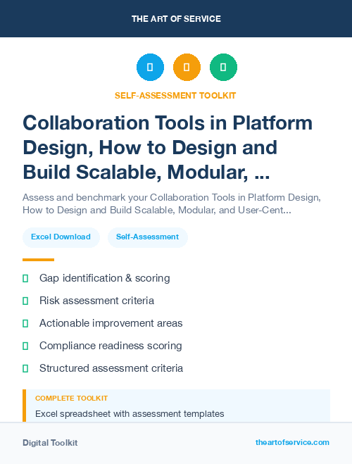 Collaboration Tools in Platform Design, How to Design and Build Scalable, Modular, and User-Centric Platforms Dataset