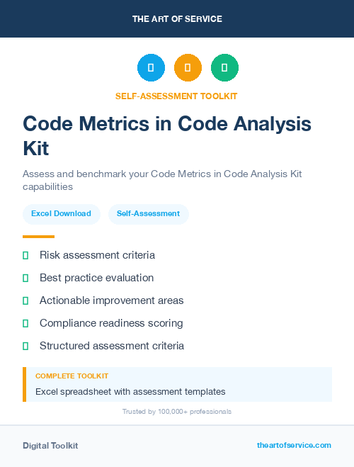 Code Metrics in Code Analysis Kit