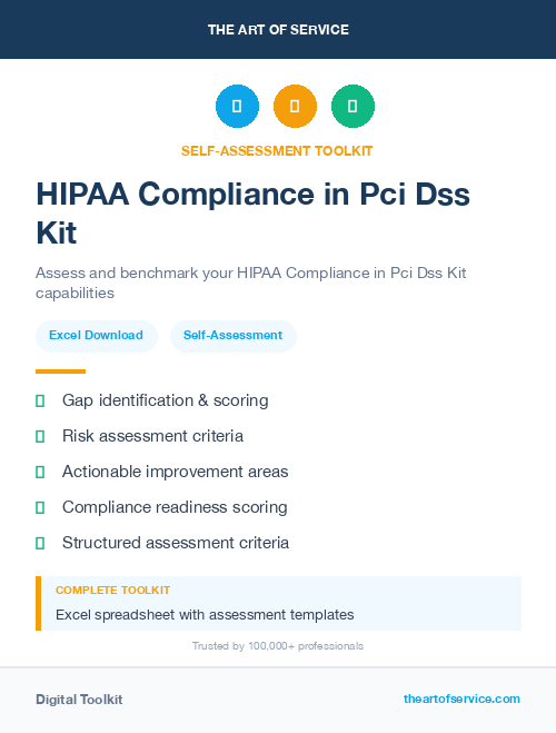 HIPAA Compliance in Pci Dss Kit