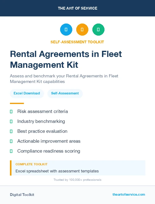 Rental Agreements in Fleet Management Kit