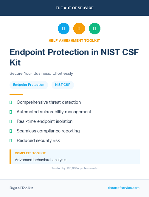 Endpoint Protection in NIST CSF Kit