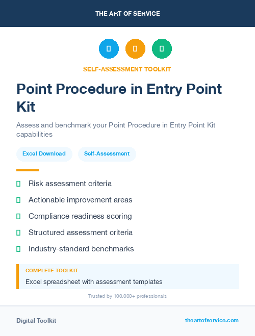 Point Procedure in Entry Point Kit