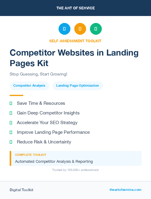Competitor Websites in Landing Pages Kit