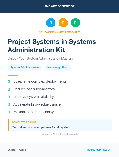 Project Systems in Systems Administration Kit